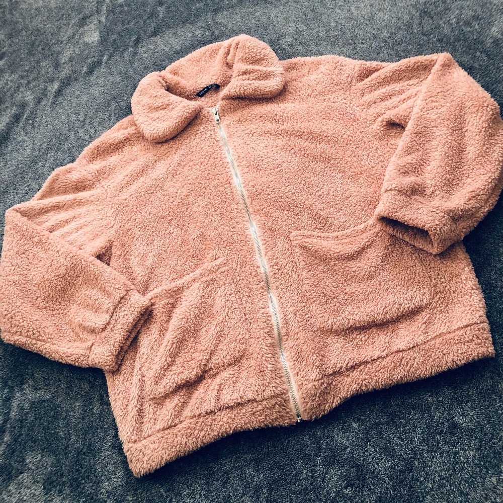 SHEIN Sherpa Jacket